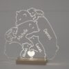 Personlig natlampe - Familie portræt