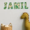 Navneskilt til dreng. Dinosaur