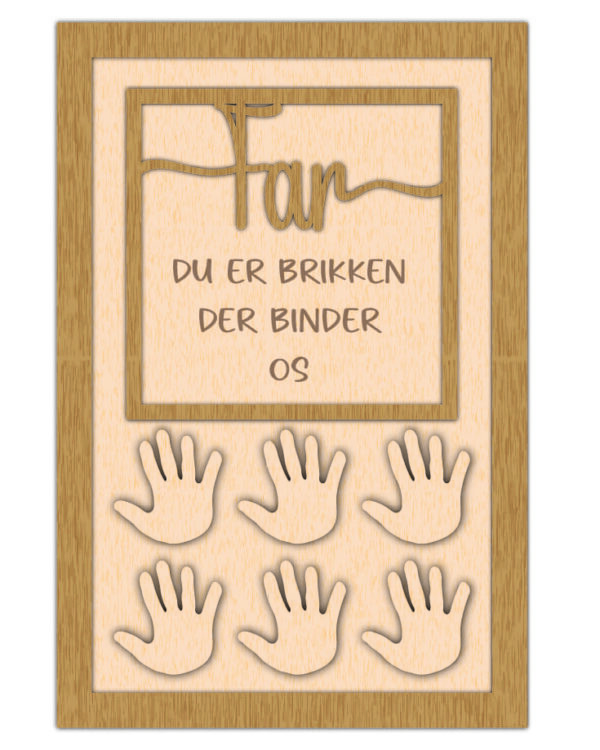 Personlig fars dag gave, mors dag