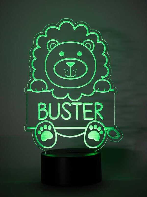 Løve lampe til børn