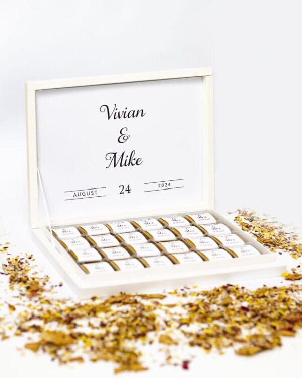 Chokoladeæske med navn