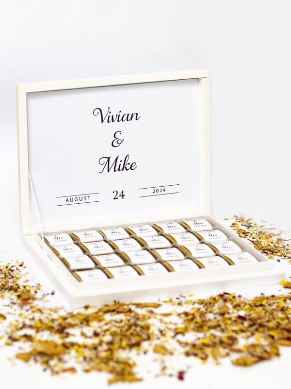Chokoladeæske med navn