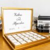 Personlige chokolader til fest, forlovelse og bryllup