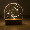 Dåbsgave - Lampe med stjernetegn 1