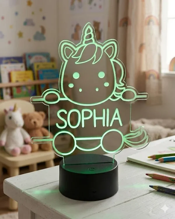 Lampe med navn til børn