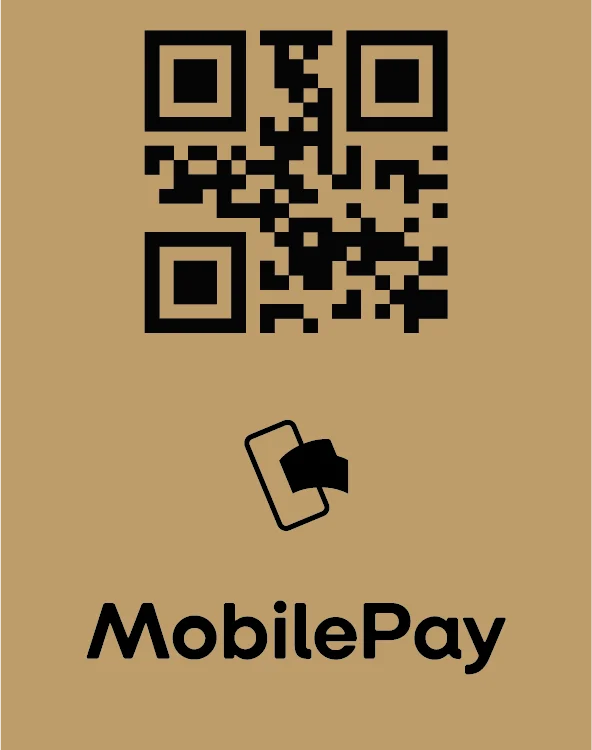 Mobile skilt i træ