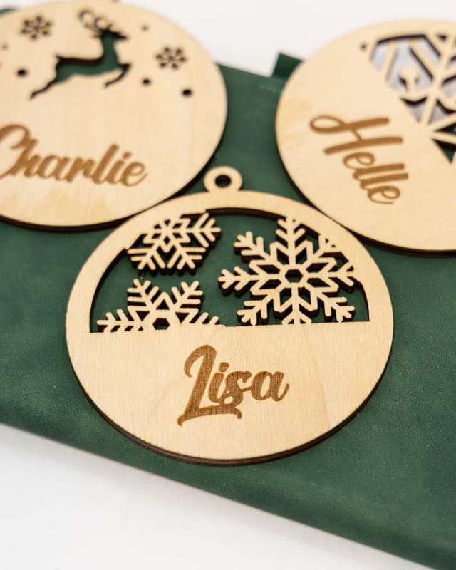 Personlig jule ornament med navn