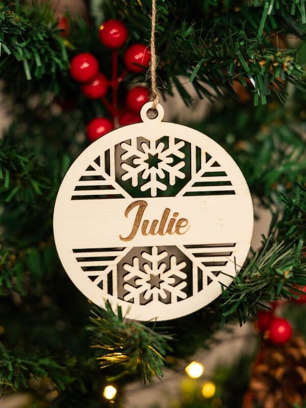 Personlig jule ornament med navn