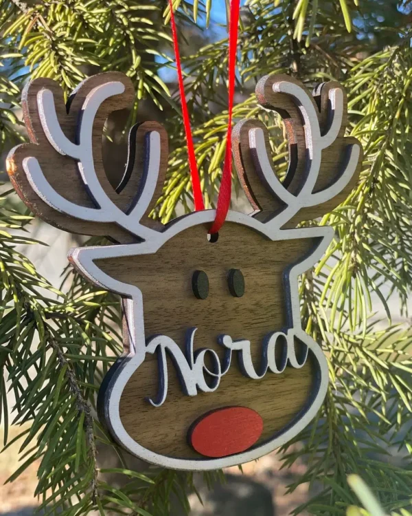 Personlig jule ornament med navn
