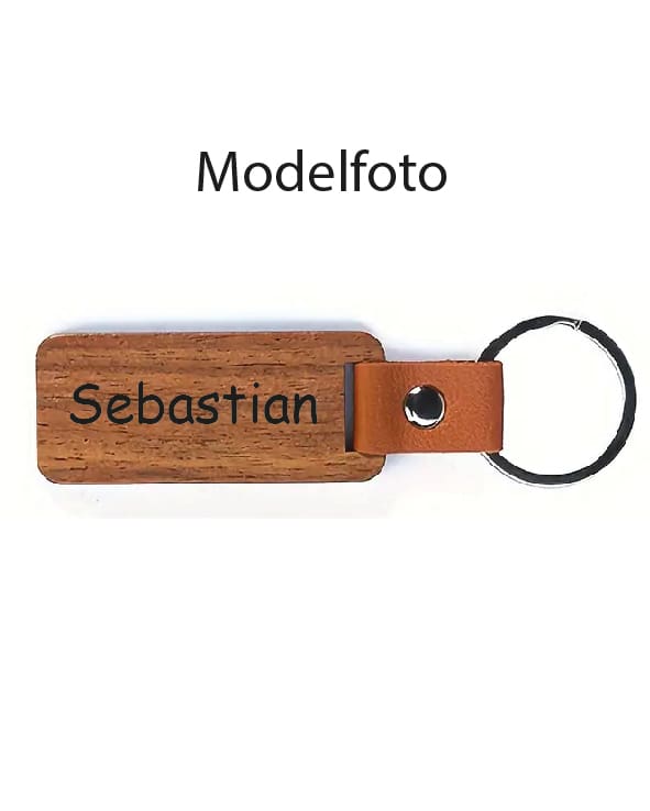 Nøglering med navn - Personlig gave
