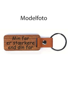 Nøglering til far - Personlig gave