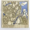 Bykort i træ - København