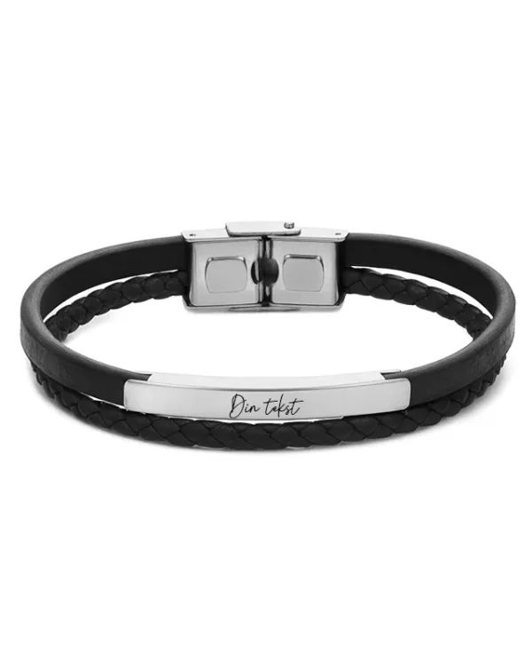 Armbånd til mænd med gravering
