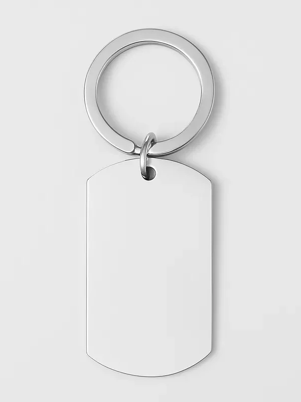 Dogtag nøglering med navn