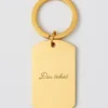 Dogtag nøglering med navn